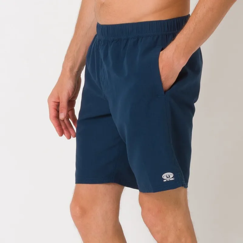 Animal Mens Elasticated Bahima Boardshorts Dark Navy-2