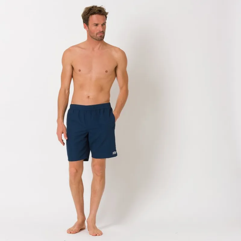 Animal Mens Elasticated Bahima Boardshorts Dark Navy-4
