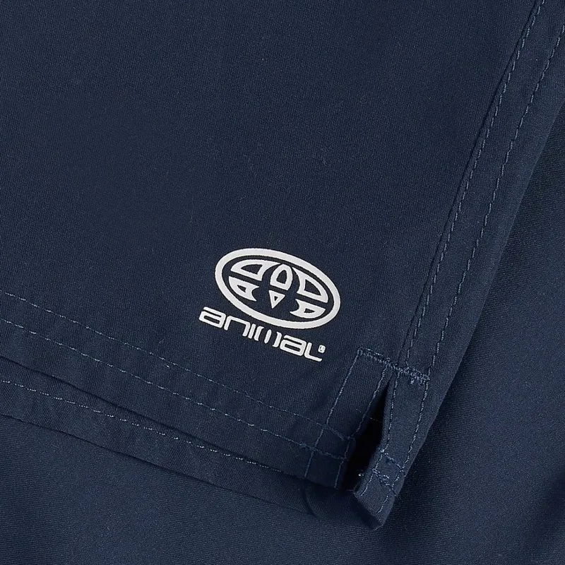 Animal Mens Elasticated Bahima Boardshorts Dark Navy-5