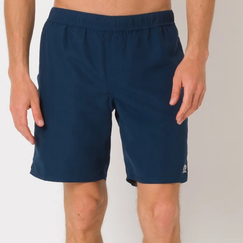 Animal Mens Elasticated Bahima Boardshorts Dark Navy-1