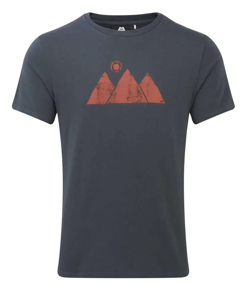 Mountain Equipment Mens Mountain Sun Tee Ombre Blue