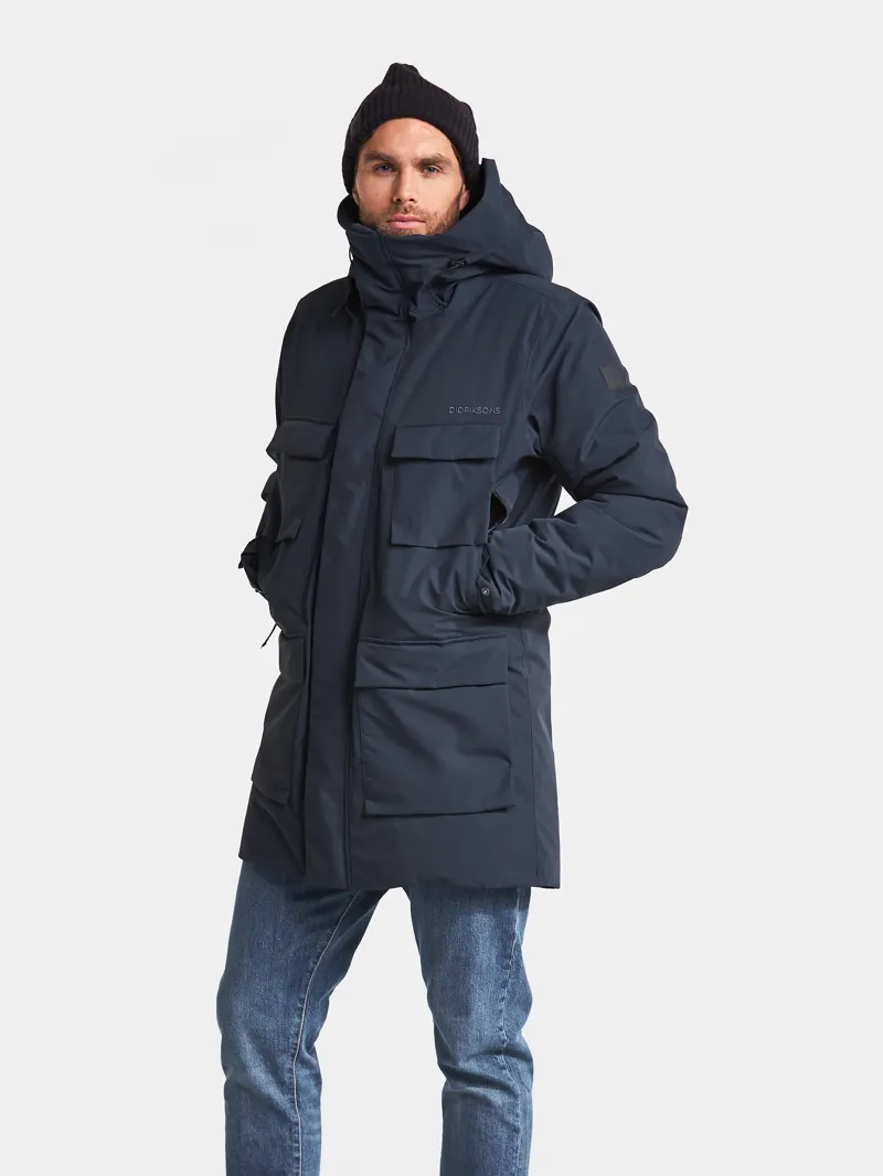 Didriksons Drew Parka Dark Night Blue-2