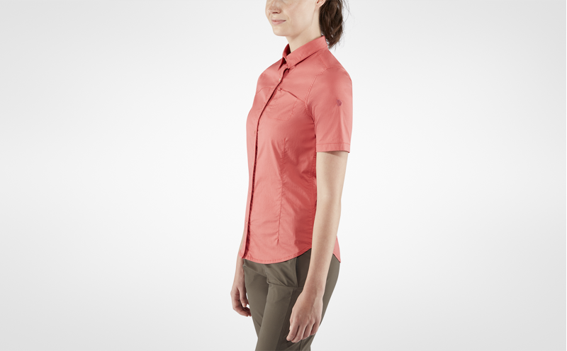 Fjallraven Womens High Coast Stretch Shirt SS Dahlia-4