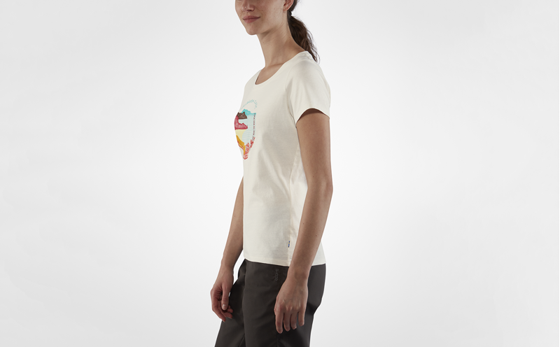 Fjällräven Womens Classic HK T-Shirt Eggshell-3