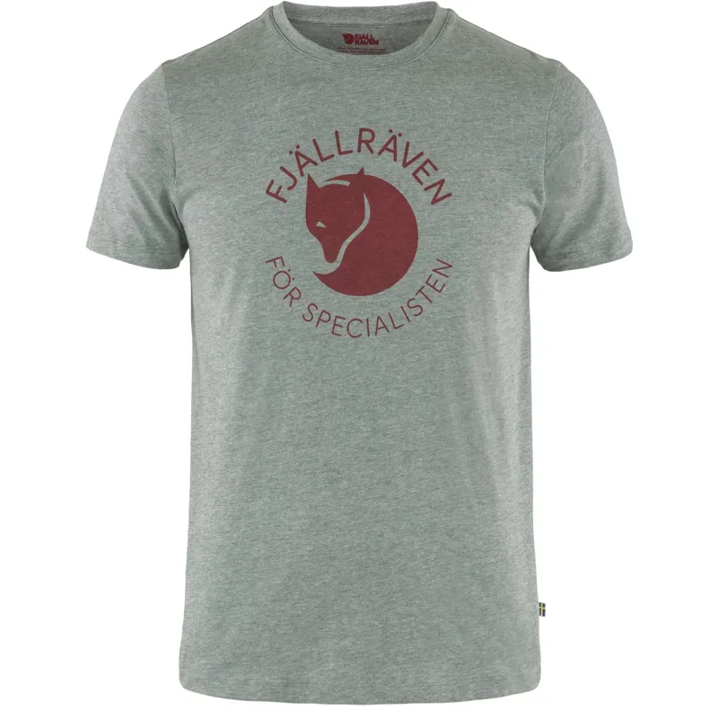 Fjallraven Mens Fjallraven Fox T-Shirt in Grey Melange