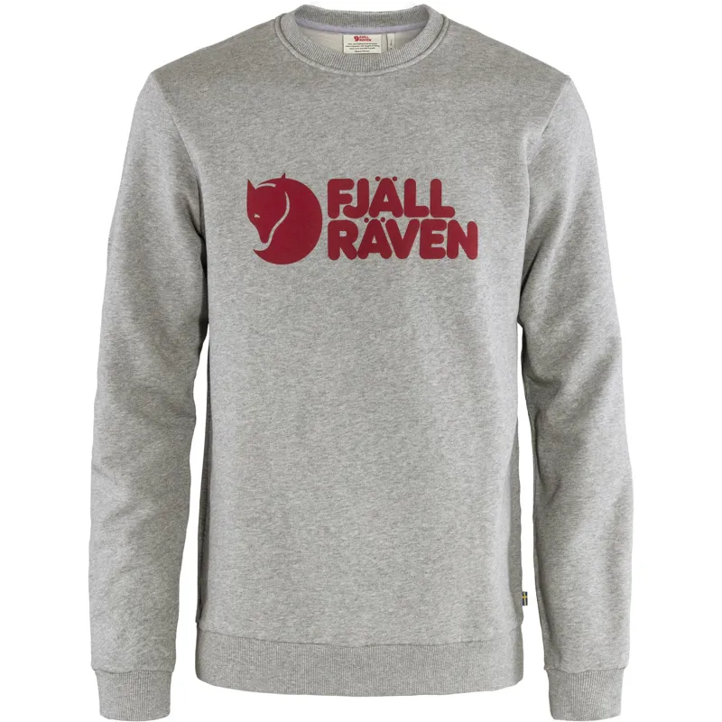 Fjallraven Logo Sweater in Grey