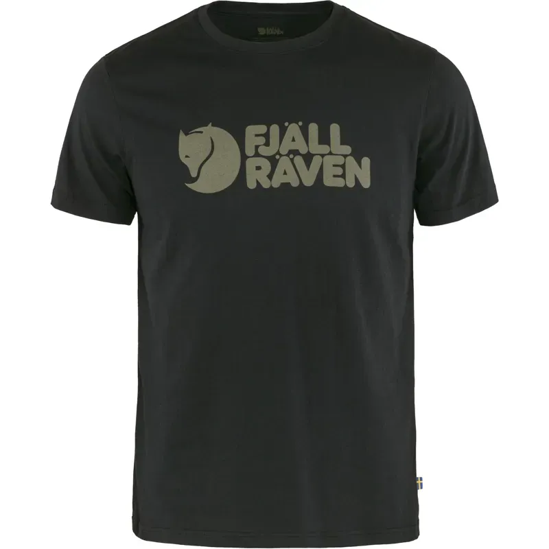 Fjallraven Logo T-Shirt in Black