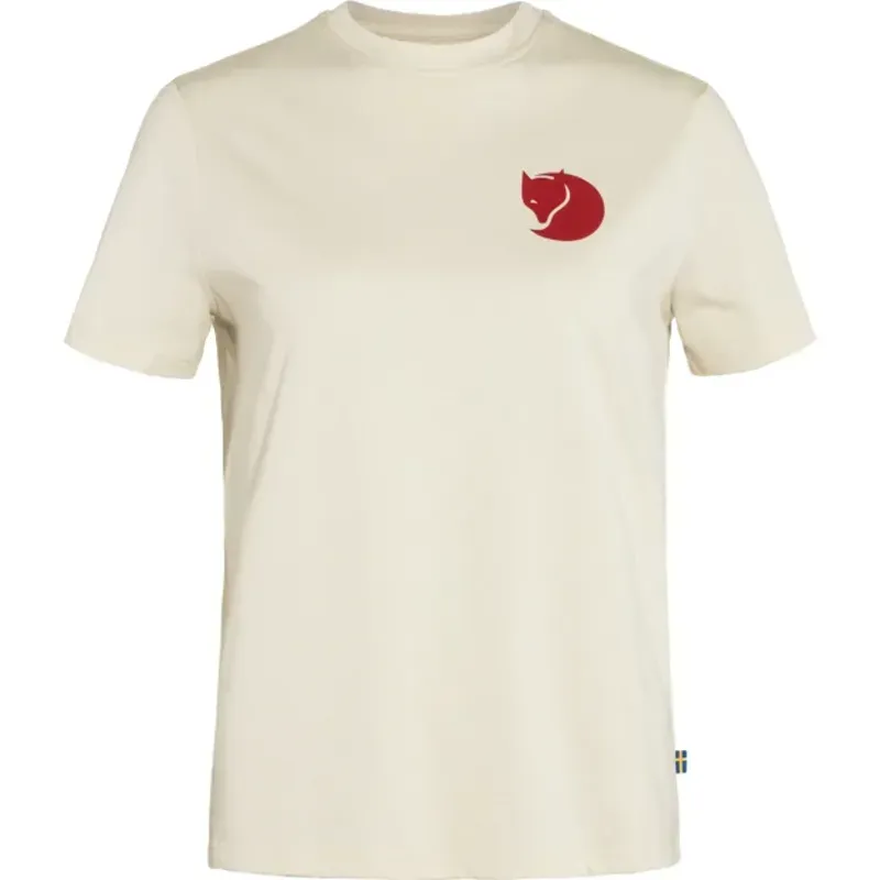 W's Fox Boxy Logo Tee Chalk White