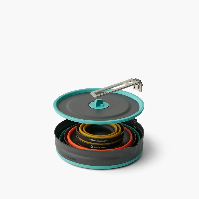 Sea To Summit Frontier Ultralight Collapsible One Pot Cook Set - 2 Person 5 Piece-1
