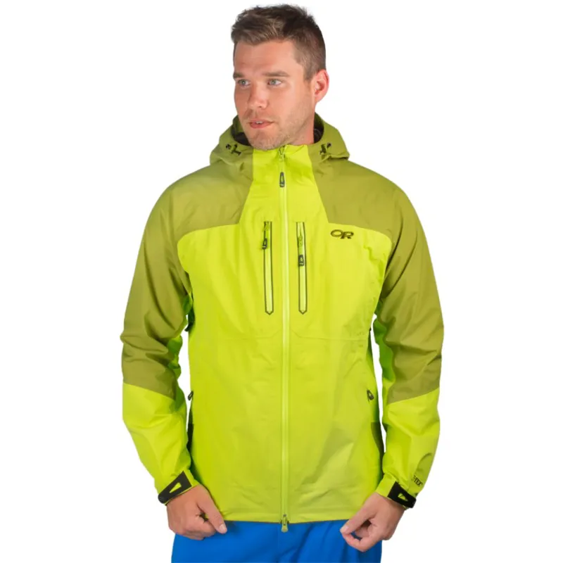 Outdoor Research Furio Mens GoreTex Jacket Lemongrass/Hops