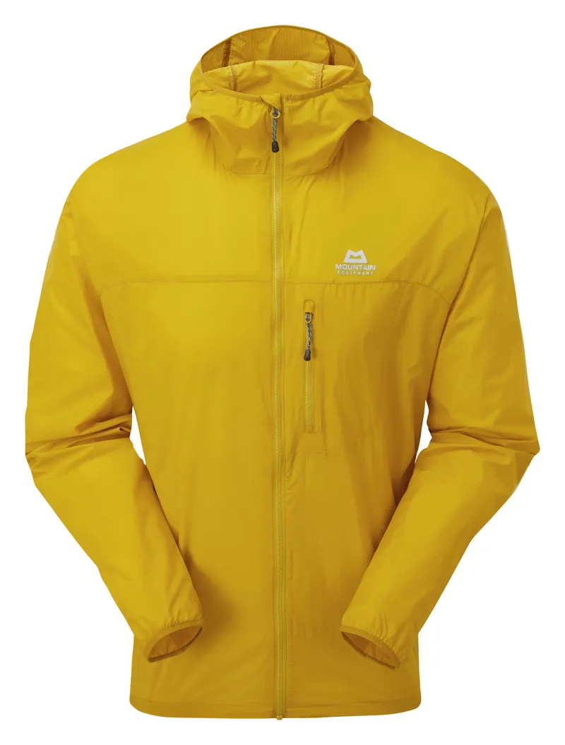 Mountain Equipment Mens Aerofoil Full Zip Windproof Jacket Sulphur