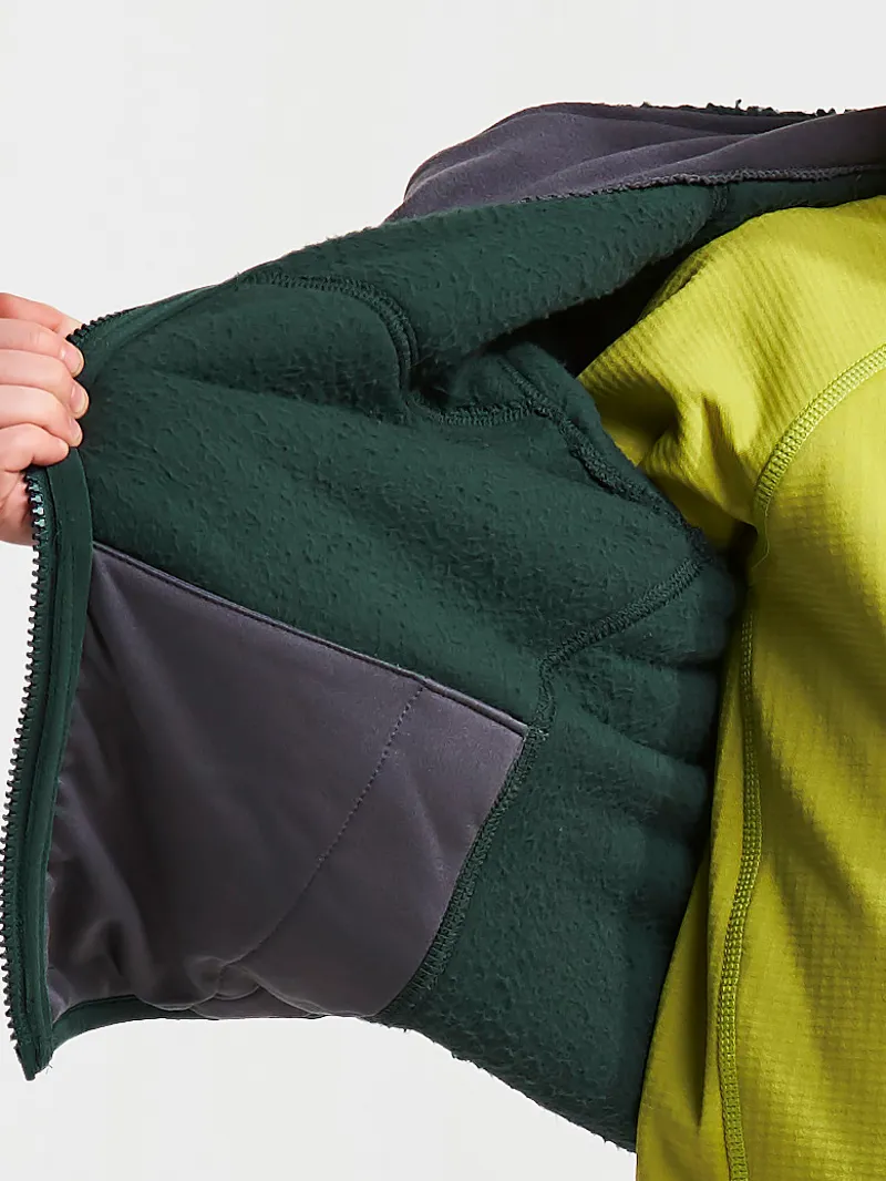 Didriksons Kids Geite Pile Fleece Jacket North Sea-5