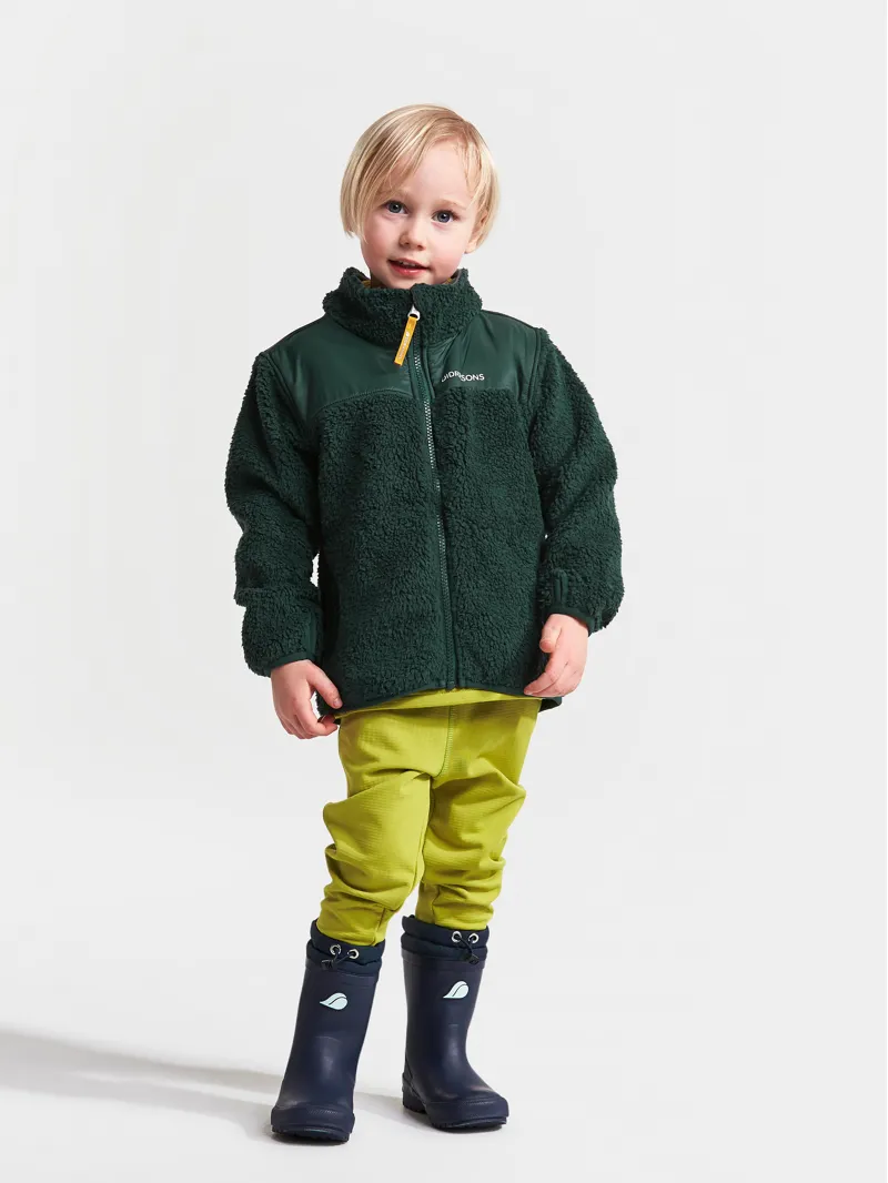 Didriksons Kids Geite Pile Fleece Jacket North Sea-2