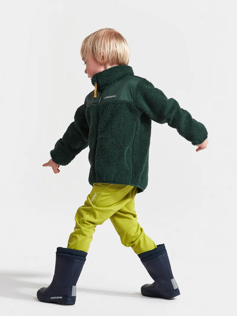 Didriksons Kids Geite Pile Fleece Jacket North Sea-6