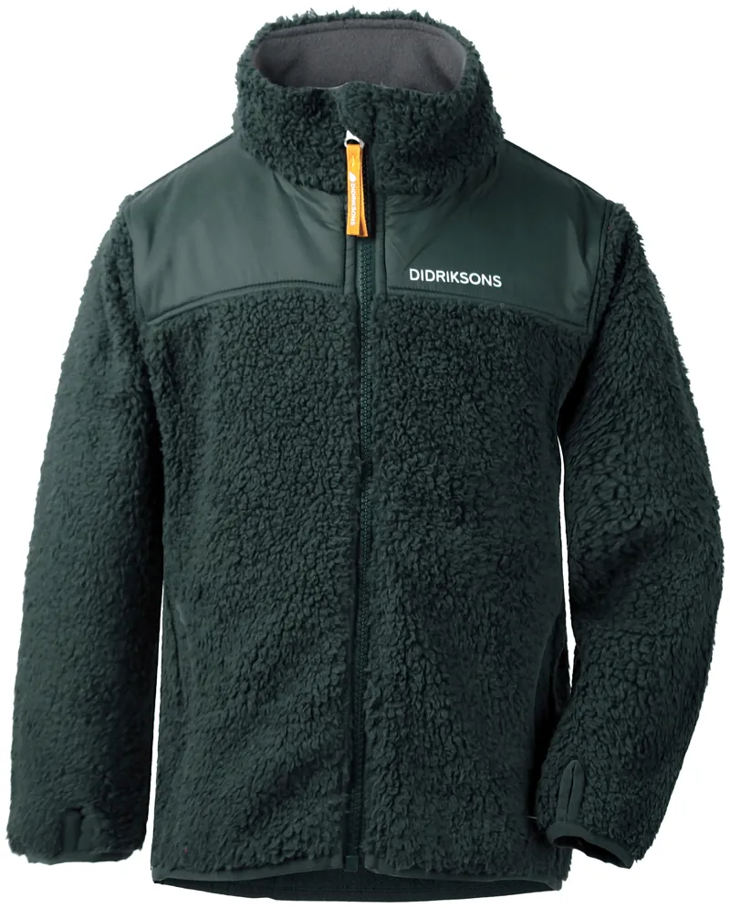 Didriksons Kids Geite Pile Fleece Jacket North Sea