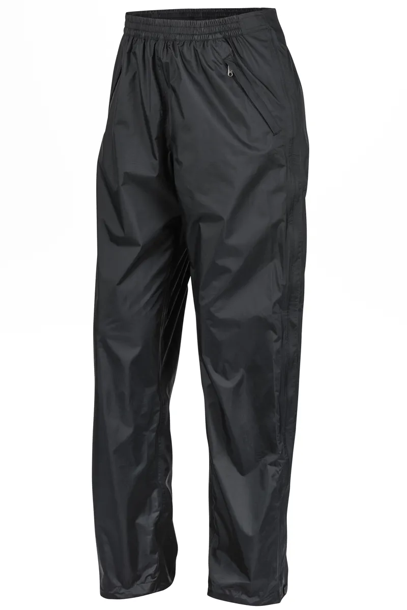 Marmot Womens Precip Full Zip Waterproof Pant Black-1