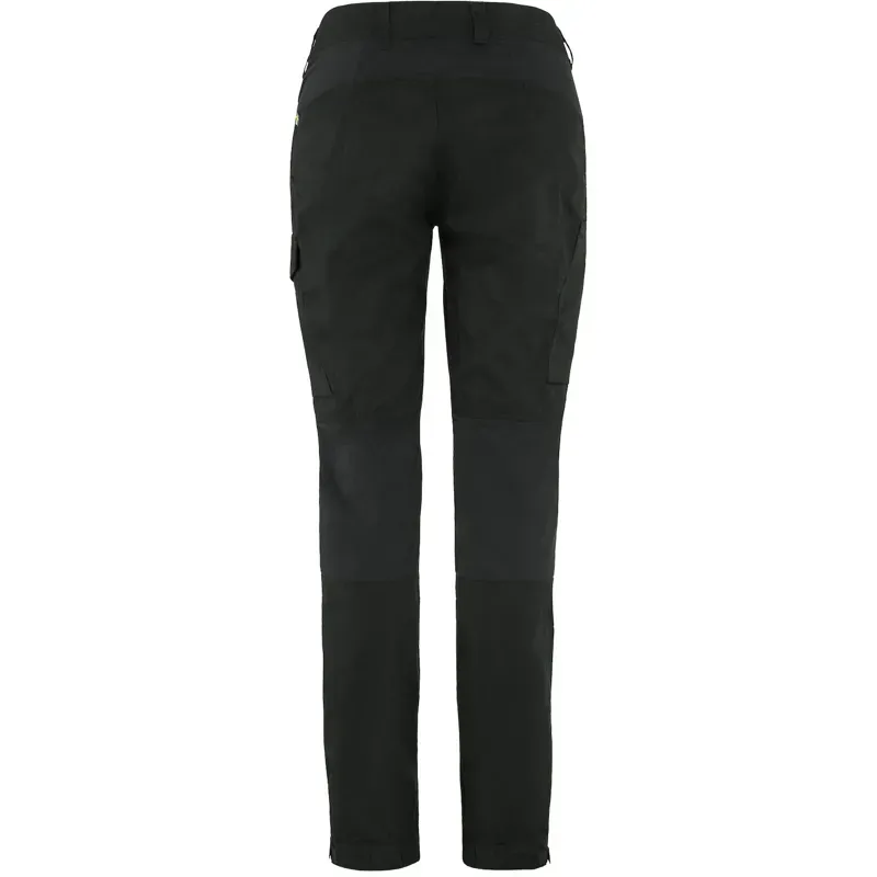 Fjallraven Kaipak Curved Women's Trousers in Black-1