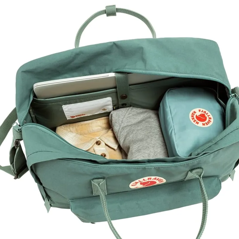 Fjallraven Kanken Weekender Bag Frost Green-4