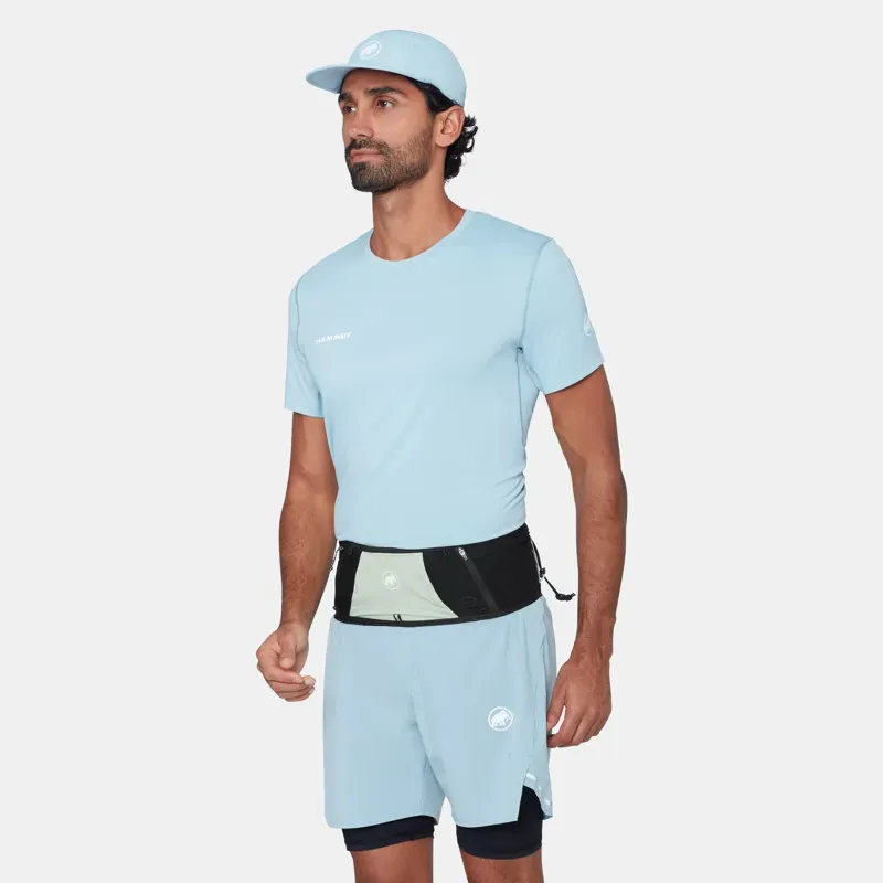 Mammut Aenergy Trail Belt in Black-Silver Sage-1