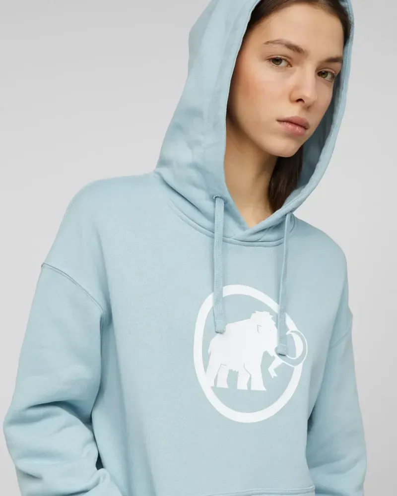 Mammut Women's Base ML Classic Hoody in Nebla-6