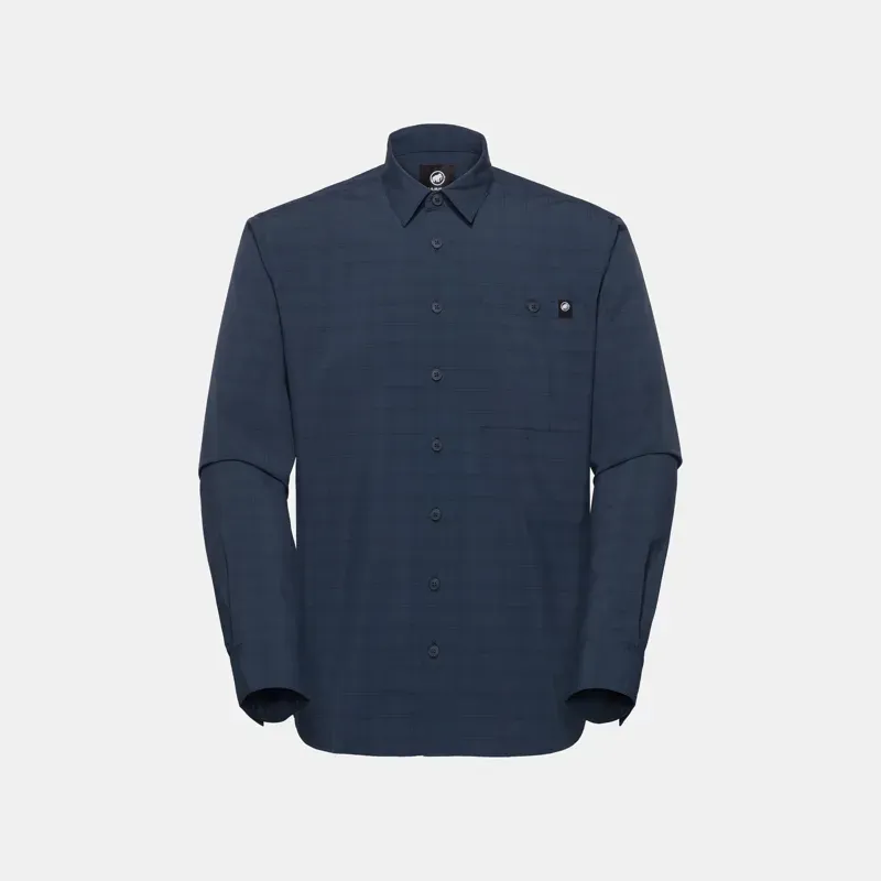 Mammut Lenni Longsleeve Shirt in Marine-Black