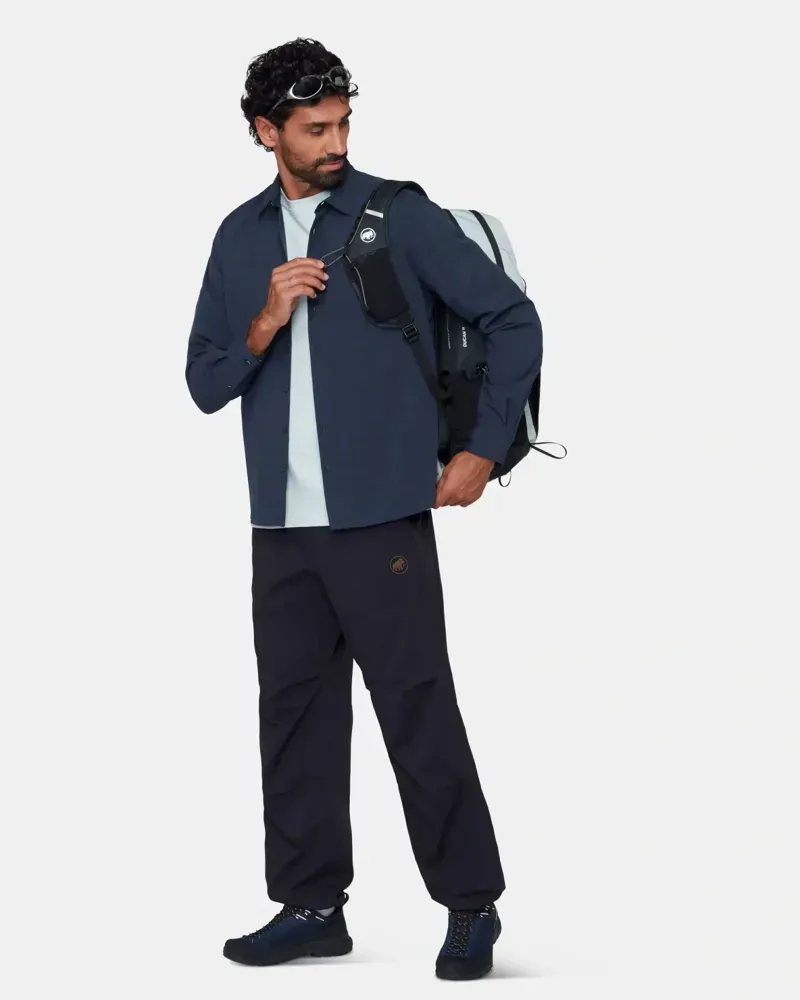 Mammut Lenni Longsleeve Shirt in Marine-Black-1