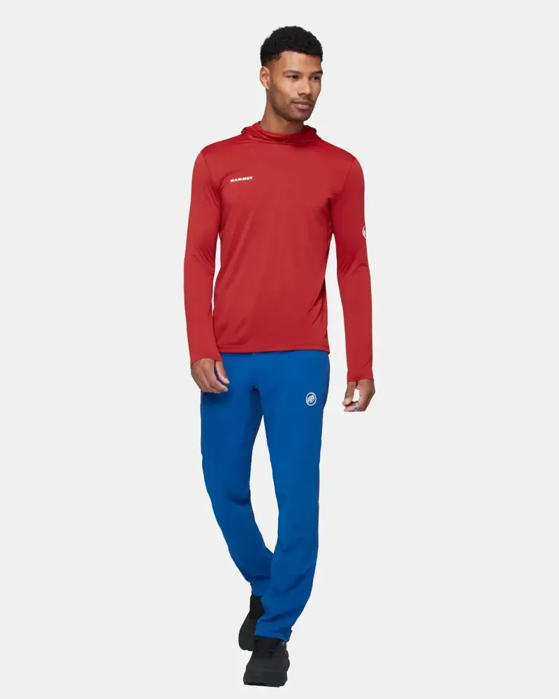 Mammut Selun FL Sun Hoody in Dark Mammut Red-1