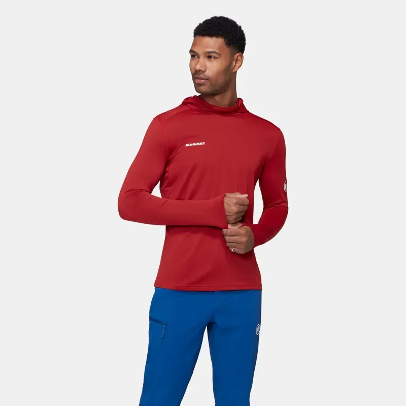 Mammut Selun FL Sun Hoody in Dark Mammut Red-2