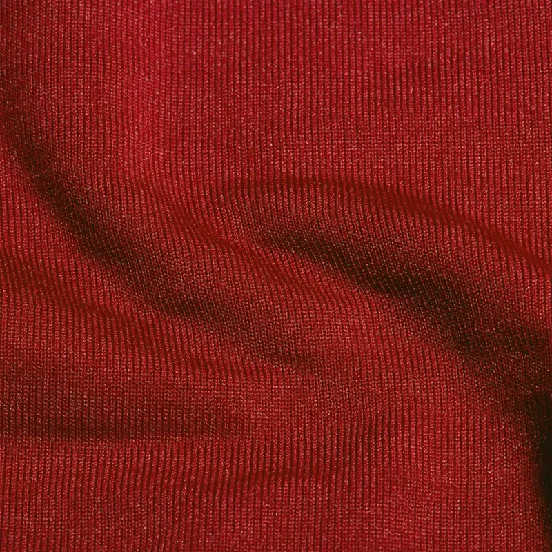 Mammut Taiss ML Half Zip Pullover in Dark Mammut Red-5