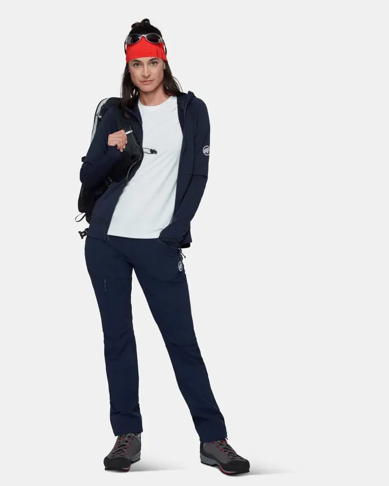 Mammut Women's Taiss ML Hooded Jacket in Marine-1