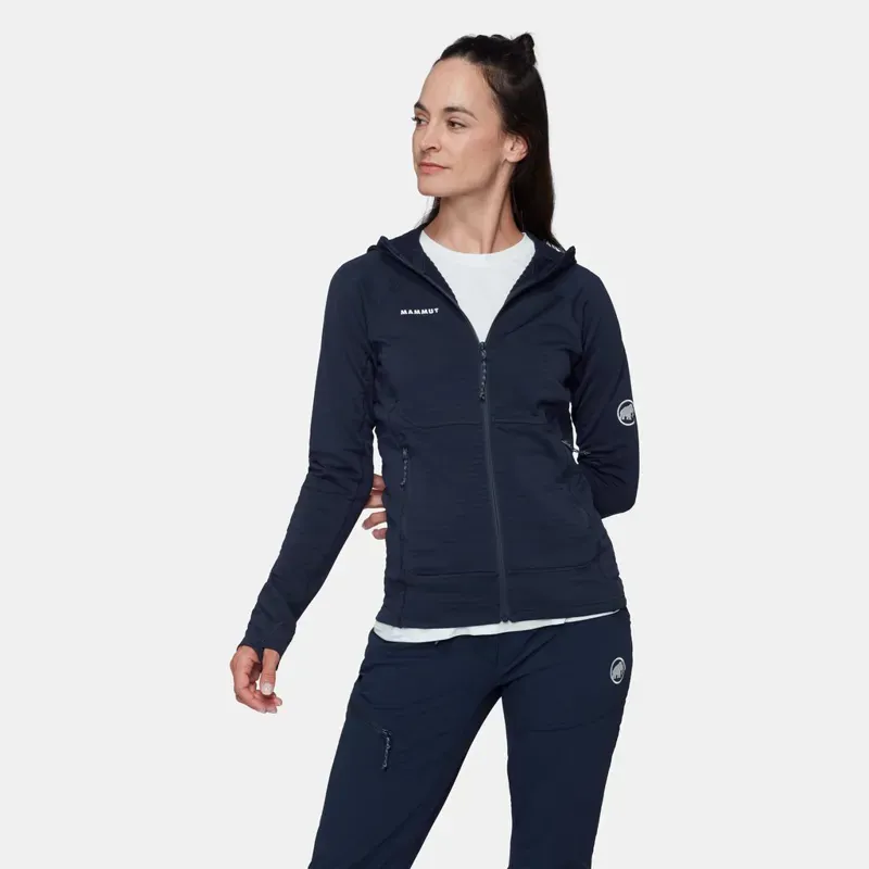 Mammut Women's Taiss ML Hooded Jacket in Marine-2