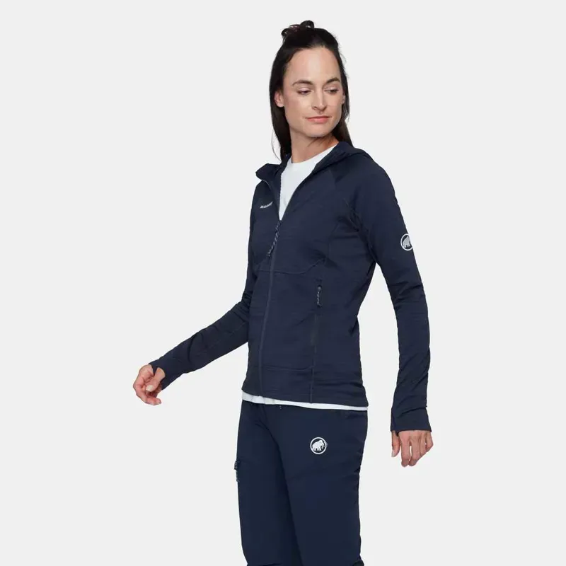 Mammut Women's Taiss ML Hooded Jacket in Marine-3