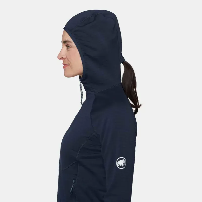 Mammut Women's Taiss ML Hooded Jacket in Marine-6