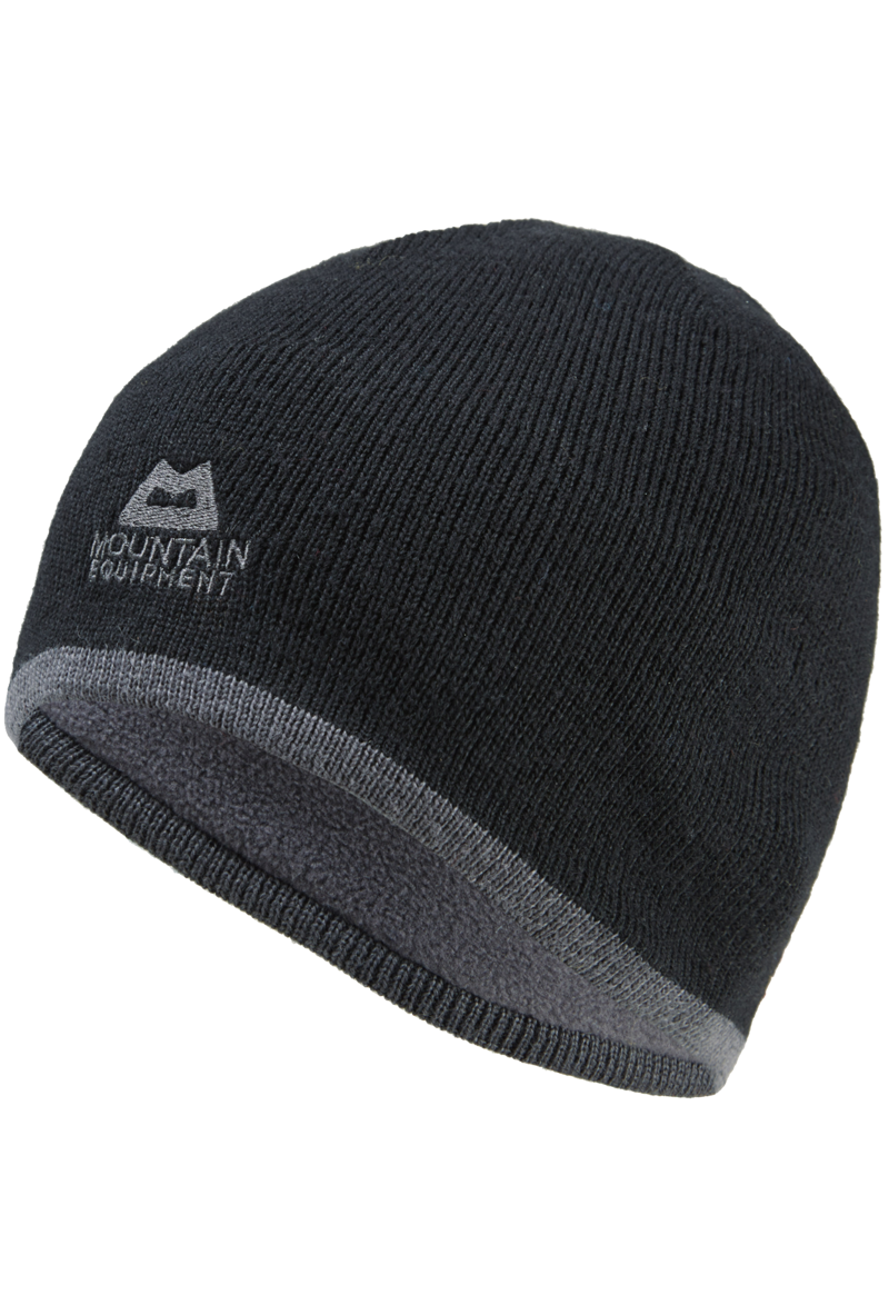 Mountain Equipment Plain Knitted Beanie in Black/Shadow