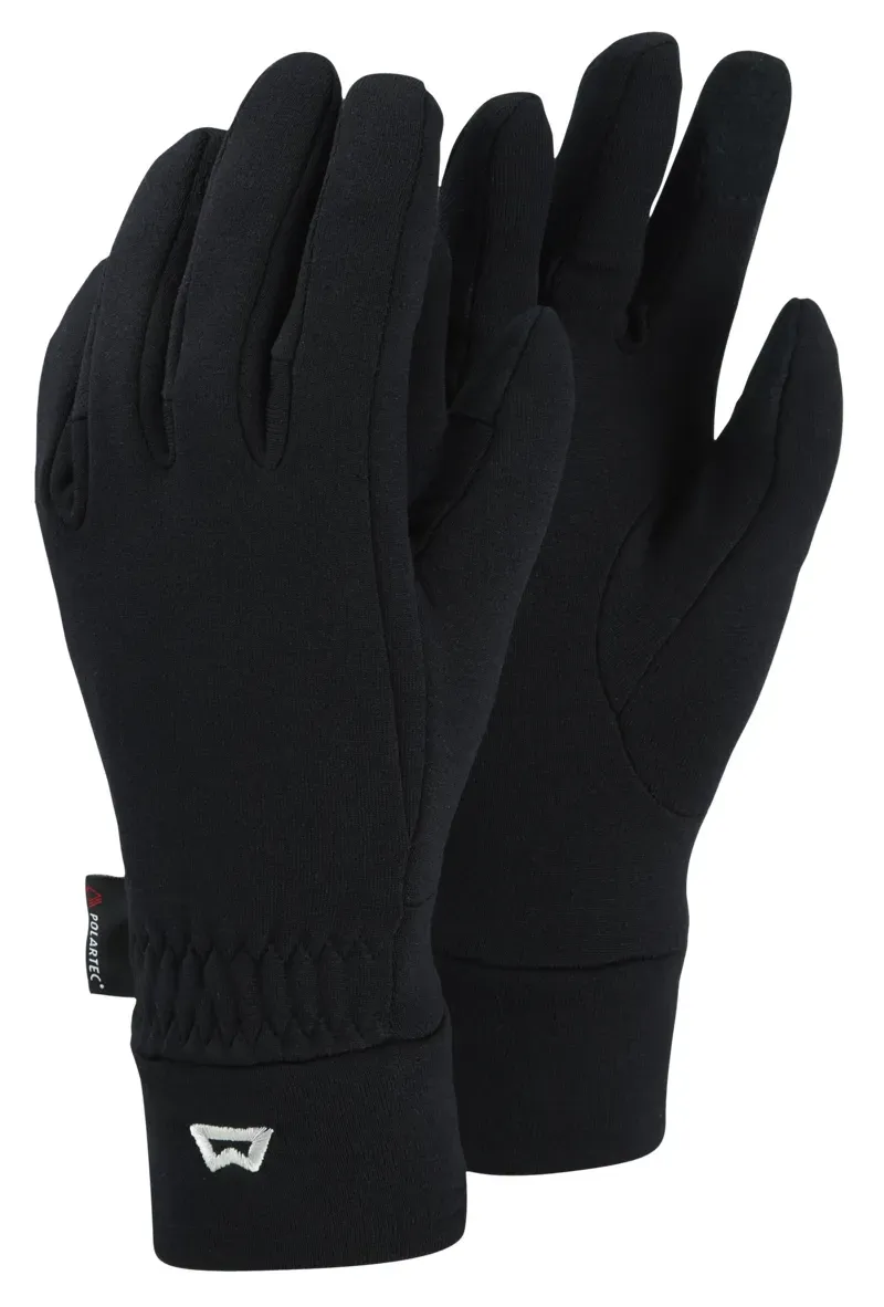 Mountain Equipment Touch Screen Womens Gloves in Black