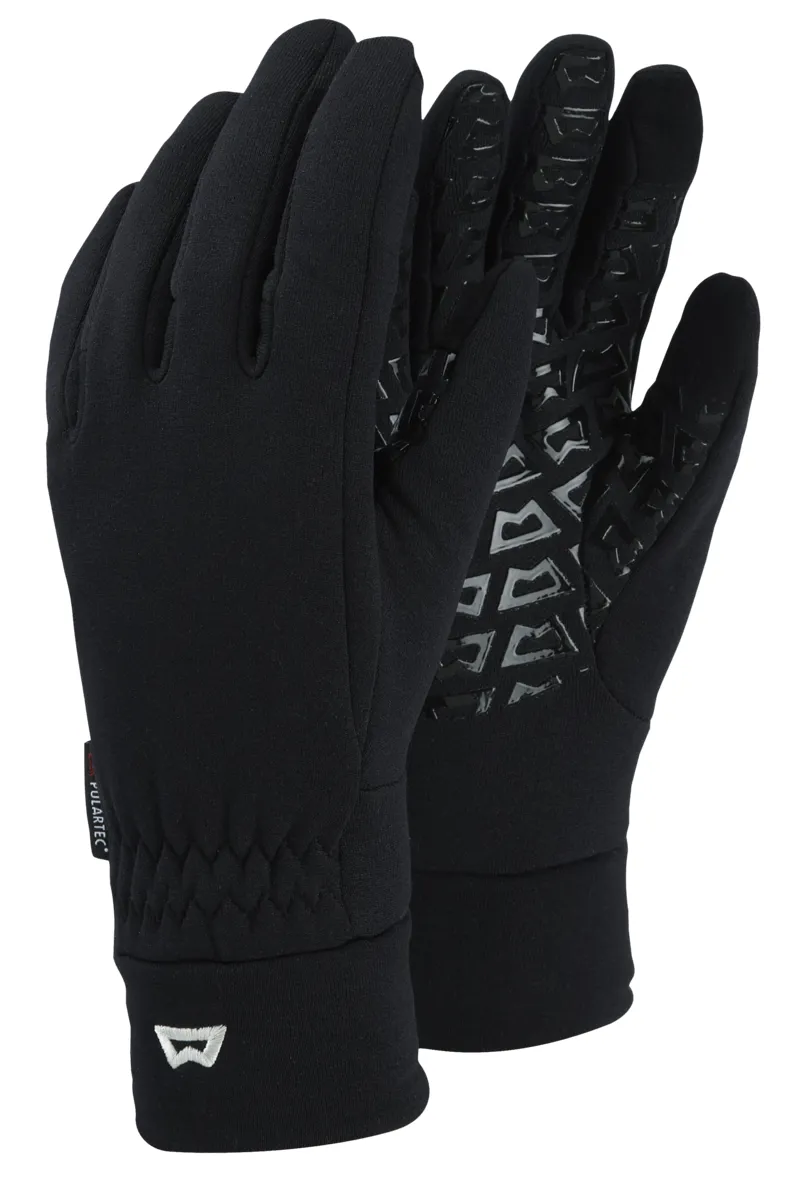 Mountain Equipment Touch Screen Grip Gloves in Black
