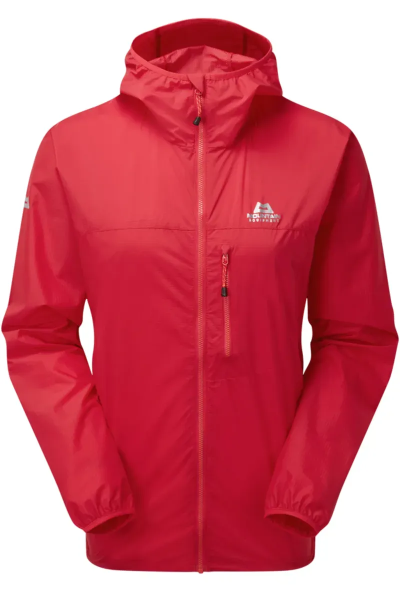 Mountain Equipment Aerofoil Full Zip Womens Jacket in Capsicum Red