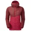 Mountain Equipment Particle Womens Hooded Jacket in Capsicum/TibetanRed