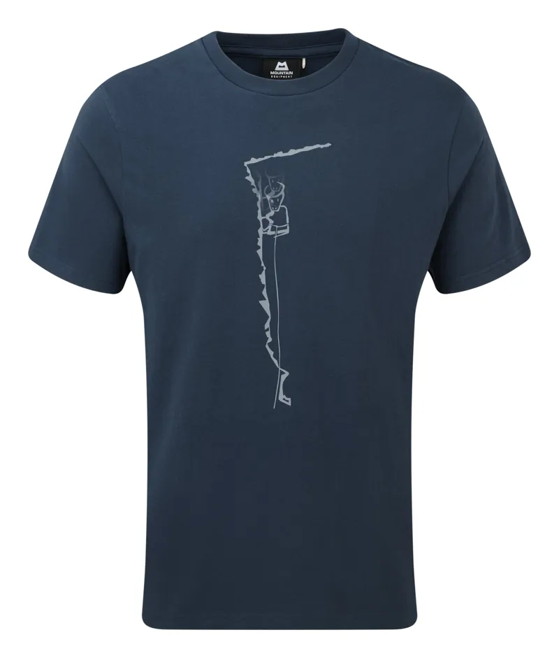Mountain Equipment Yorik Mens Tee Denim Blue