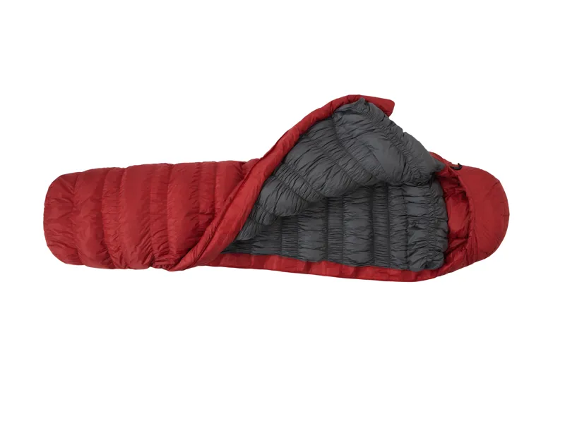 Mountain Equipment Xeros Long Left Zip Sleeping Bag in Crimson-3