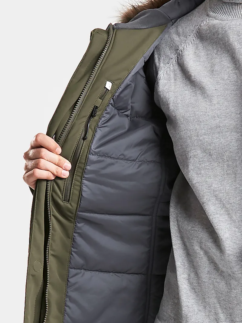 Didriksons Womens Mea Parka Crocodile Green-6