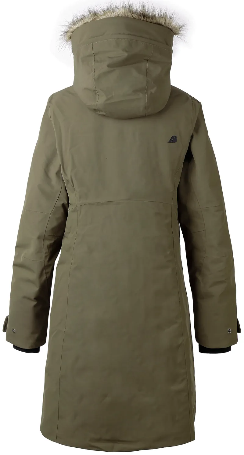 Didriksons Womens Mea Parka Crocodile Green-1