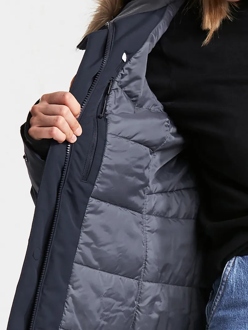 Didriksons Womens Mea Parka Dark Night Blue-6