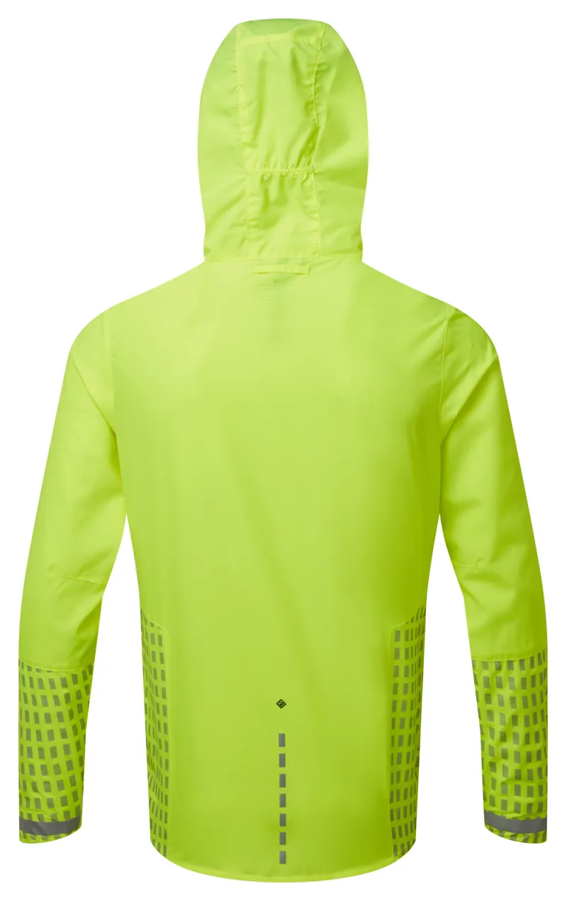 Ronhill Men's Tech Afterhours Jacket FlYel/Charcoal/Rflct-1