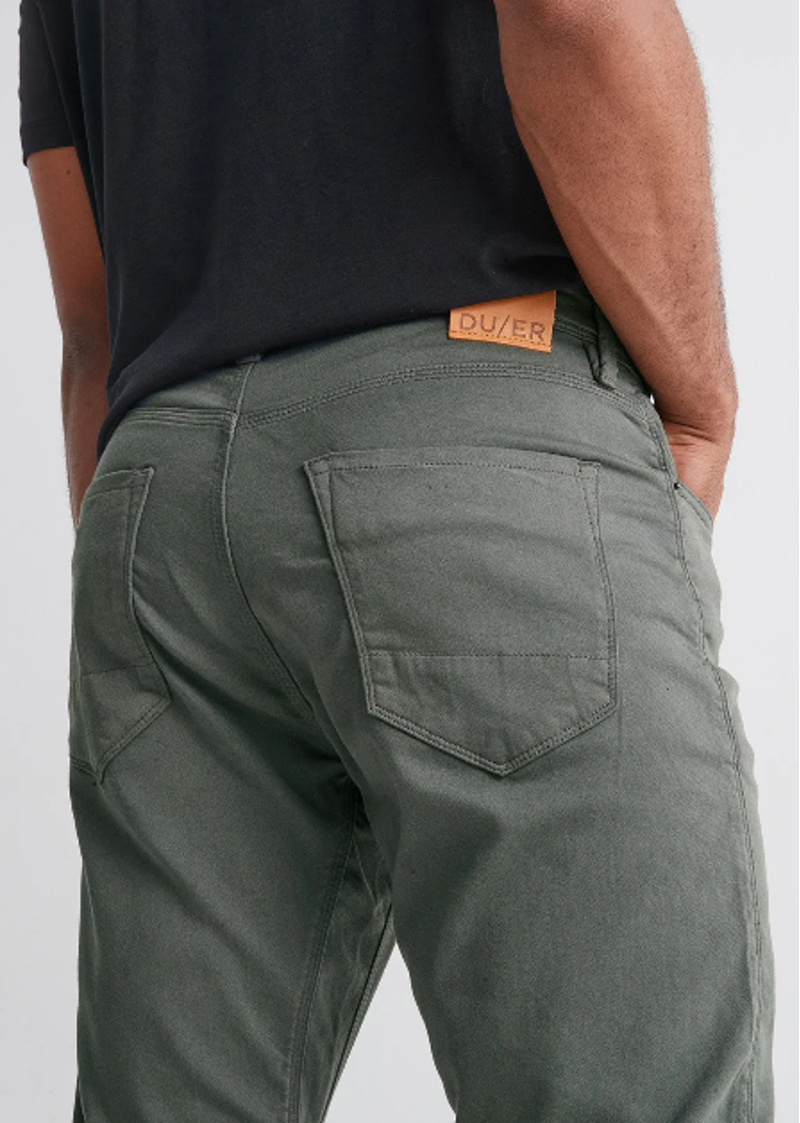 Duer Men's No Sweat Relaxed Taper - Gull-3