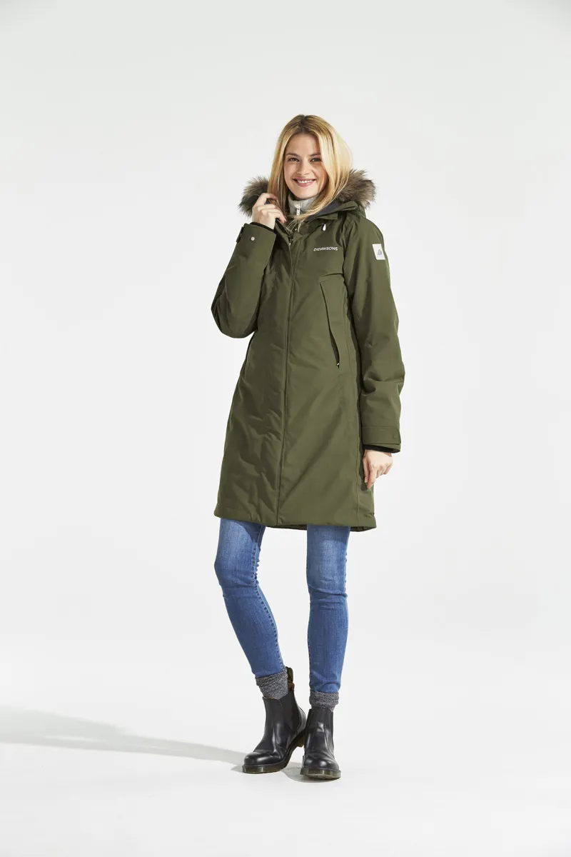 Didriksons Nadine Womens Parka Peat