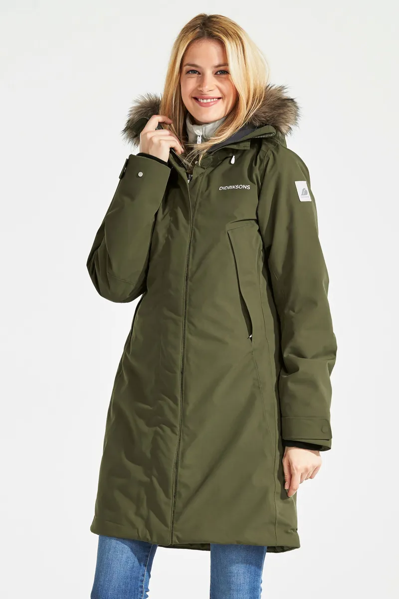 Didriksons Nadine Womens Parka Peat