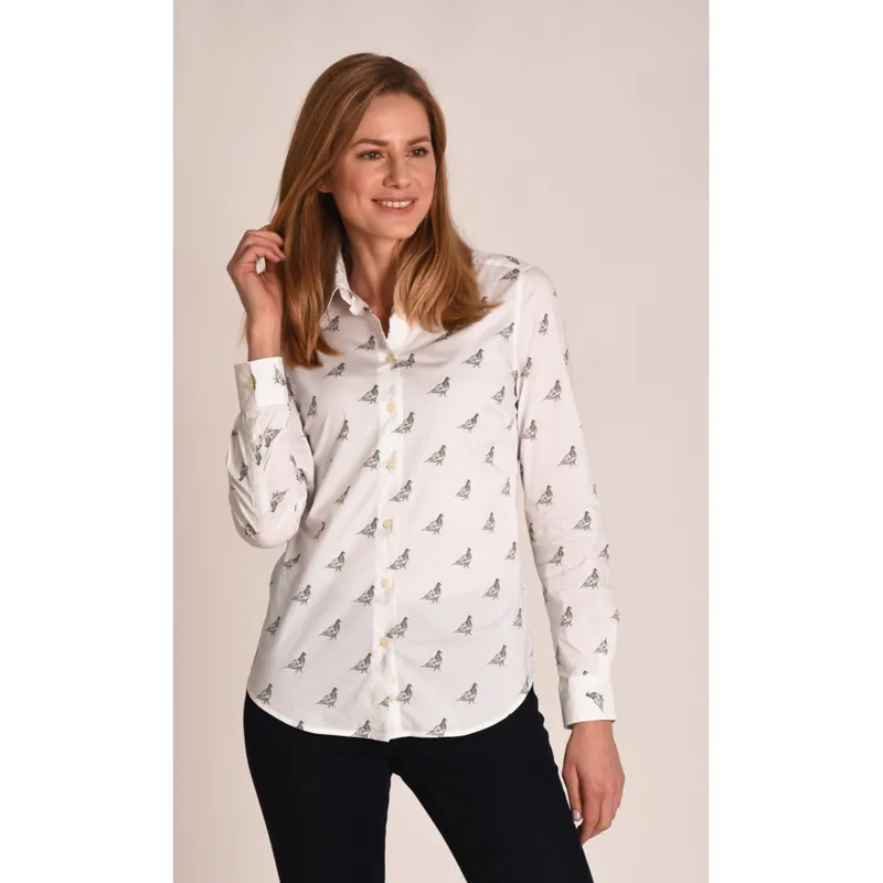 Schoffel Womens Norfolk Shirt Grey Ptarmigan-2