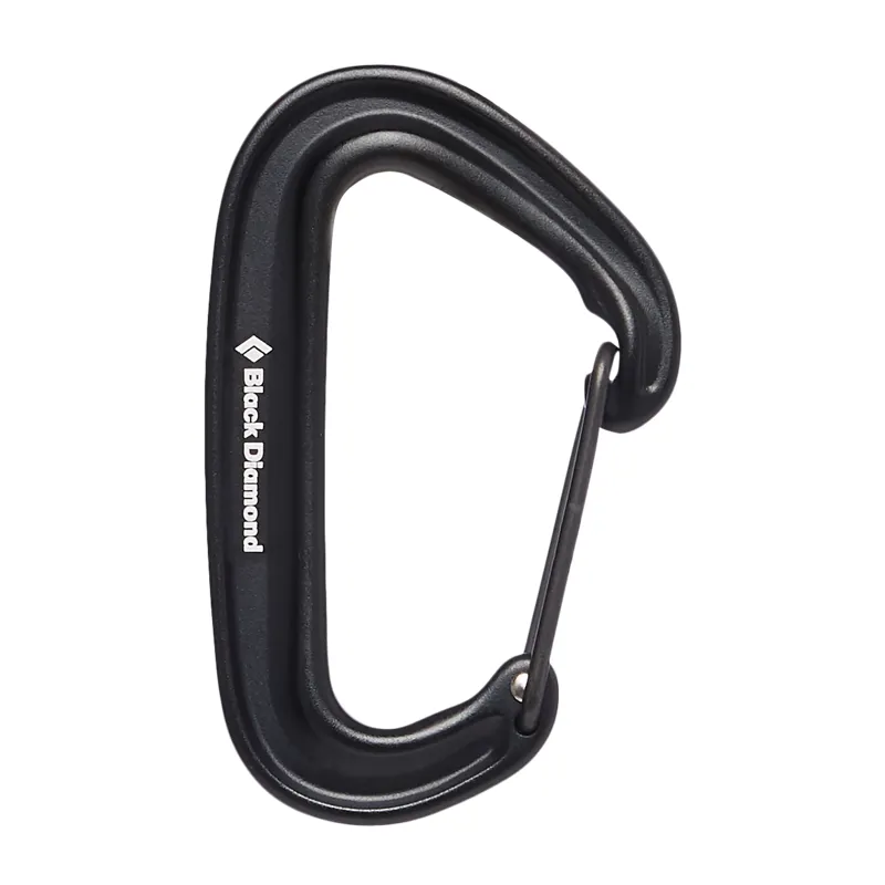 Black Diamond MiniWire Carabiner in Black