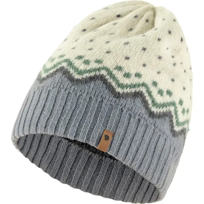 Fjallraven Ovik Knit Hat in Chalk White